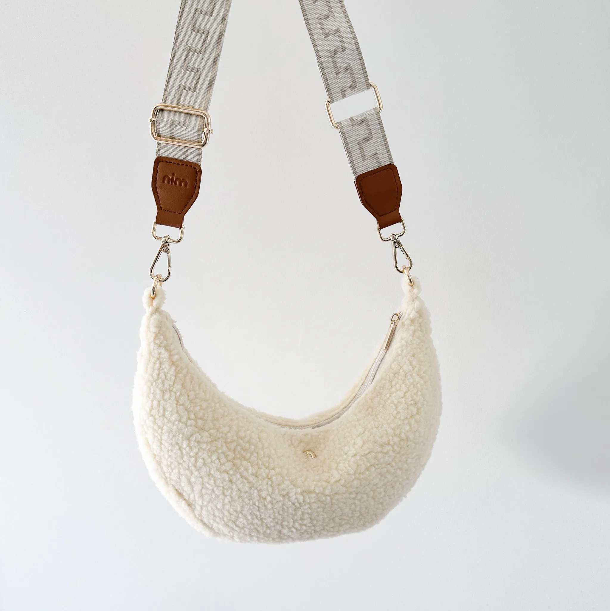 Shearling Sling - Ivory sold by Nim the Label product image thumbnail 4