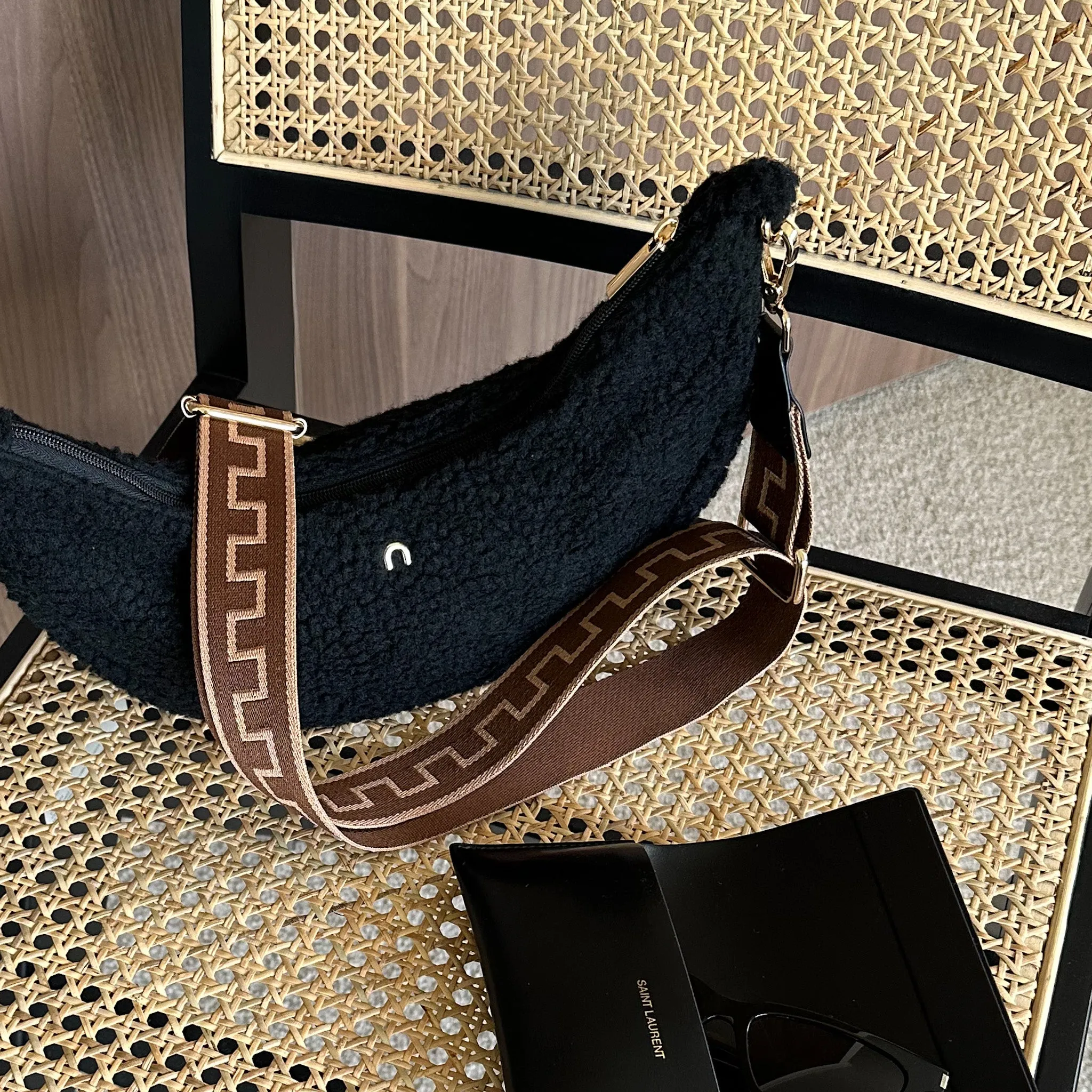 Shearling Sling - Black sold by Nim the Label product image thumbnail 3