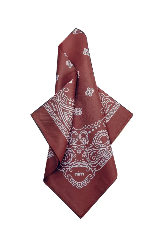 Silk Bag Scarf - Cocoa sold by Nim the Label