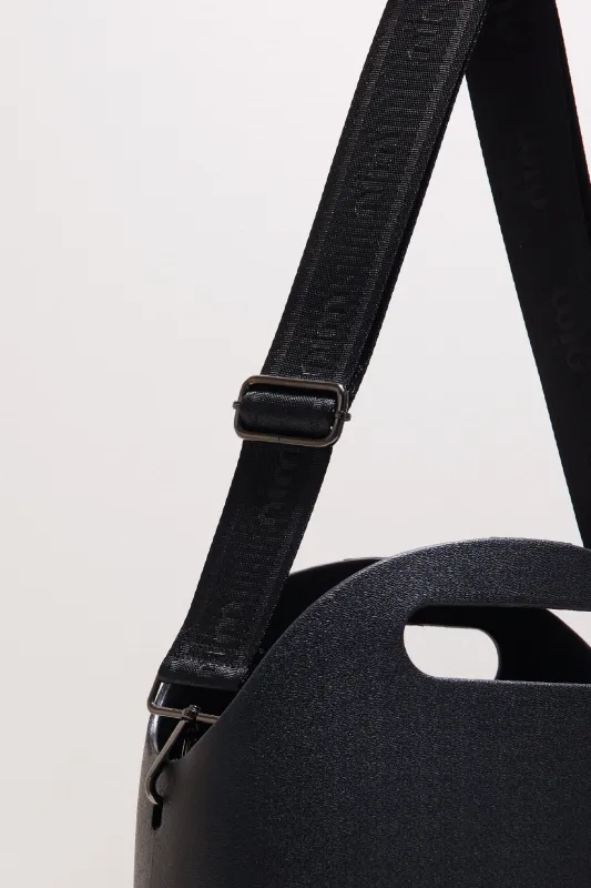 Shoulder Strap - Black Mono + Gunmetal sold by Nim the Label