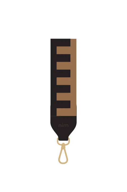 Shoulder Strap - Brown/Black Block sold by Nim the Label