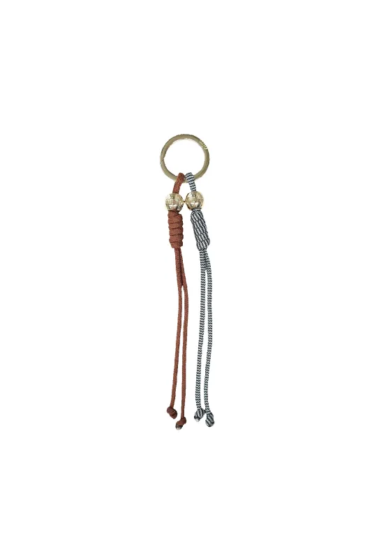 Rope Charm Key Ring - Black/Brown sold by Nim the Label
