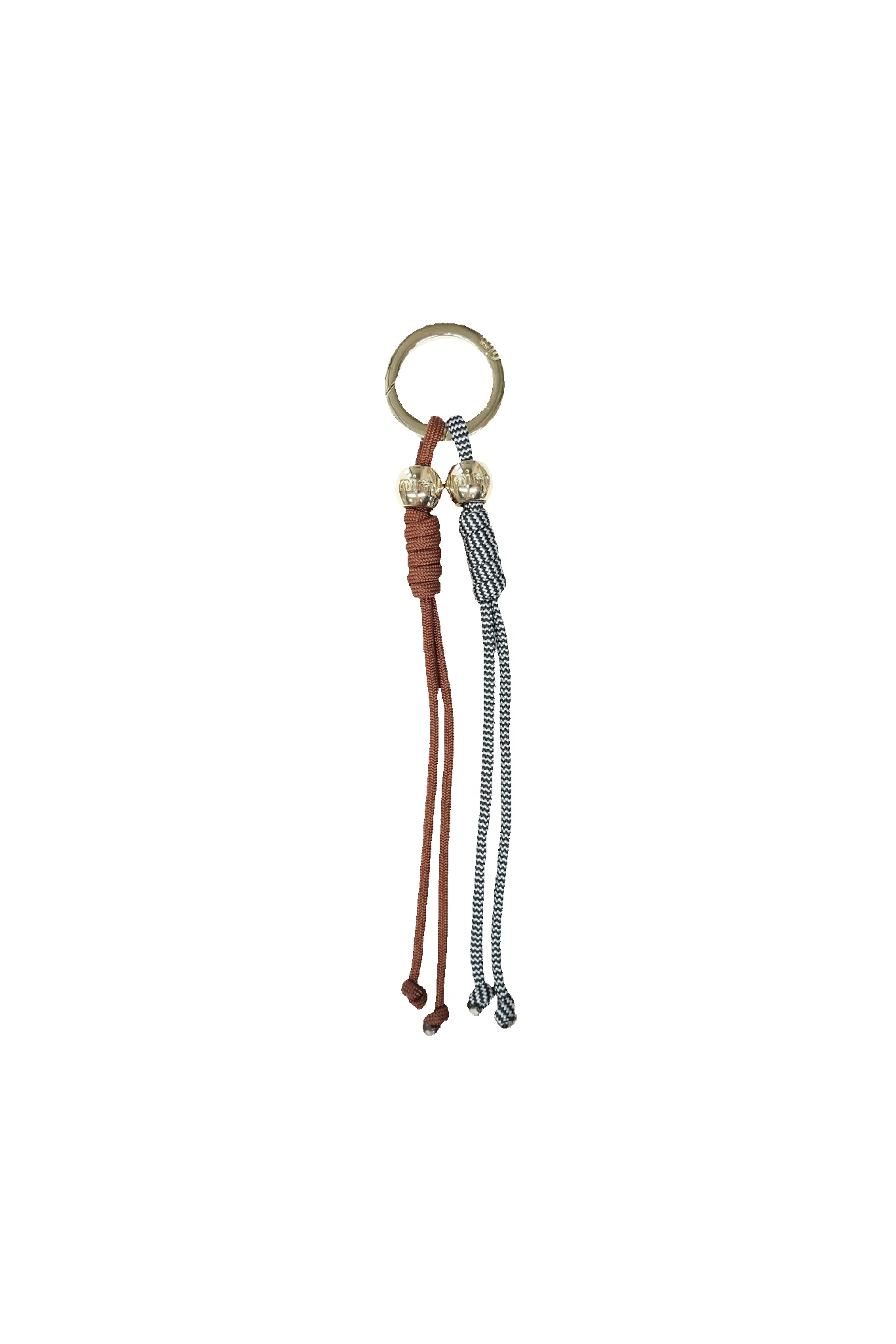 Rope Charm Key Ring - Black/Brown sold by Nim the Label