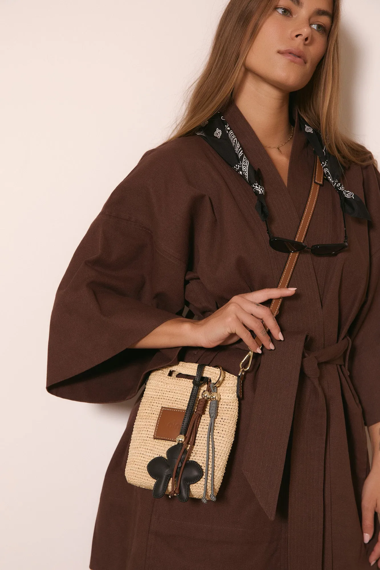 Rope Charm Key Ring - Black/White sold by Nim the Label product image thumbnail 2