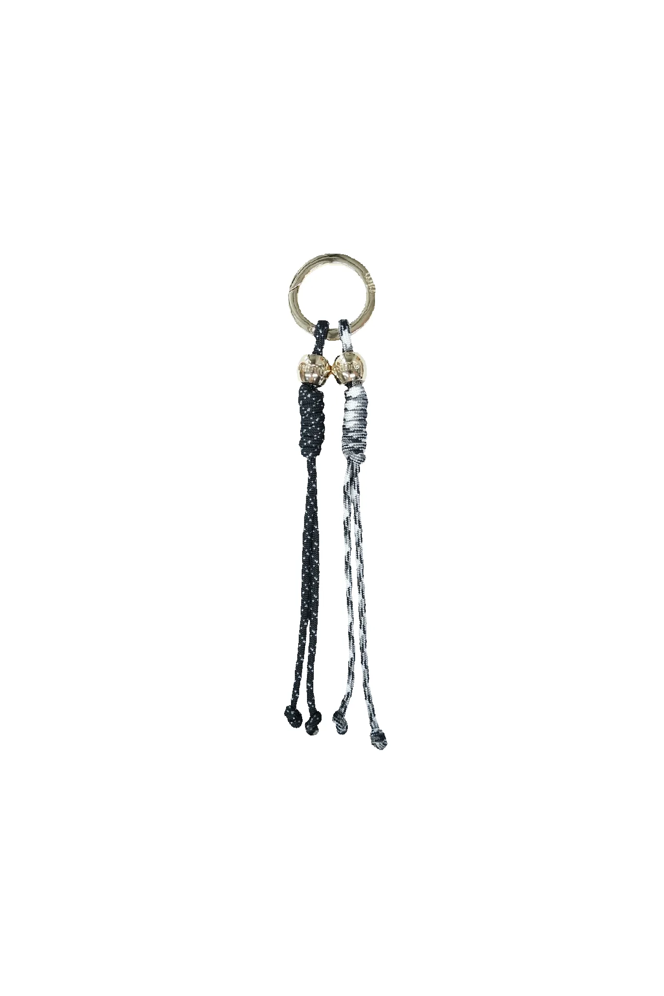 Rope Charm Key Ring - Black/White sold by Nim the Label