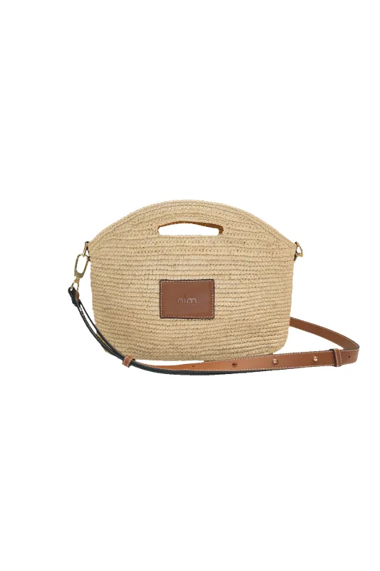 Gen. #1 Leather Trimmed Raffia Mini - SECONDS STOCK sold by Nim the Label
