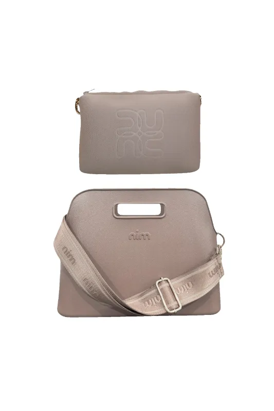 The BB Tote Set - Taupe sold by Nim the Label