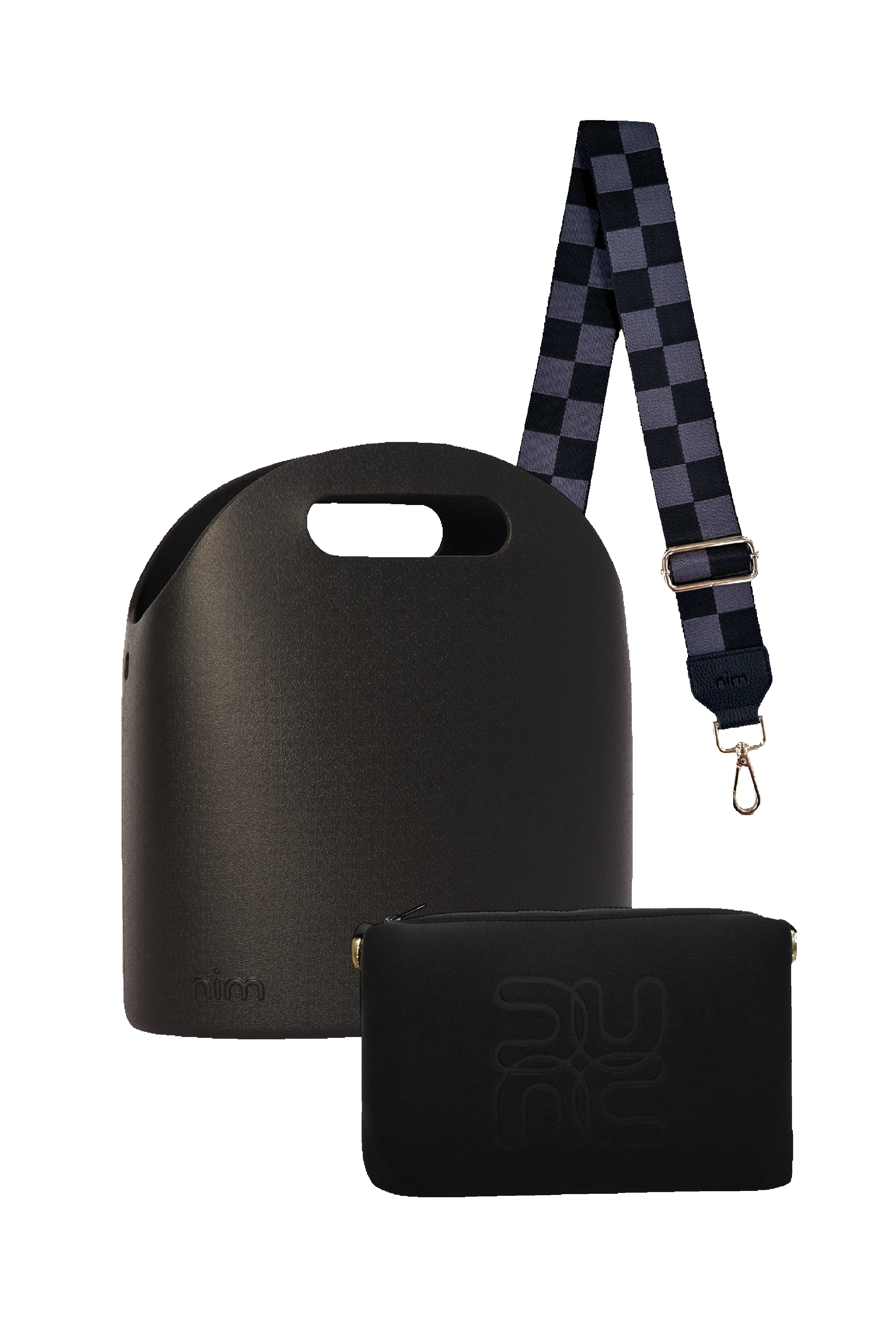 The BB Set - Black/Check sold by Nim the Label