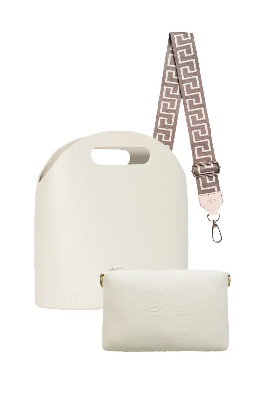 The BB Set - Creme/Taupe Key sold by Nim the Label