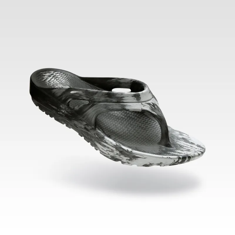 Youth Recovery Flip Flop, Stealth Camo Marble sold by Oka Recovery