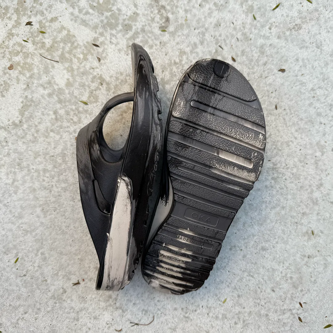 Youth Recovery Flip Flop, Stealth Camo Marble sold by Oka Recovery product image thumbnail 2