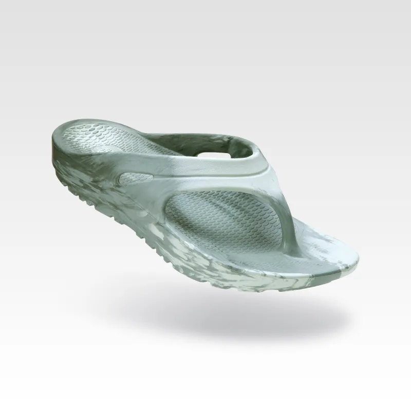 Youth Recovery Flip Flop, Canopy Camo Marble sold by Oka Recovery