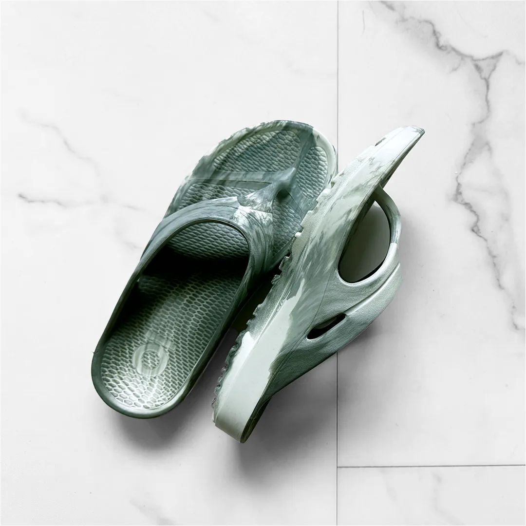 Youth Recovery Flip Flop, Canopy Camo Marble sold by Oka Recovery product image thumbnail 2