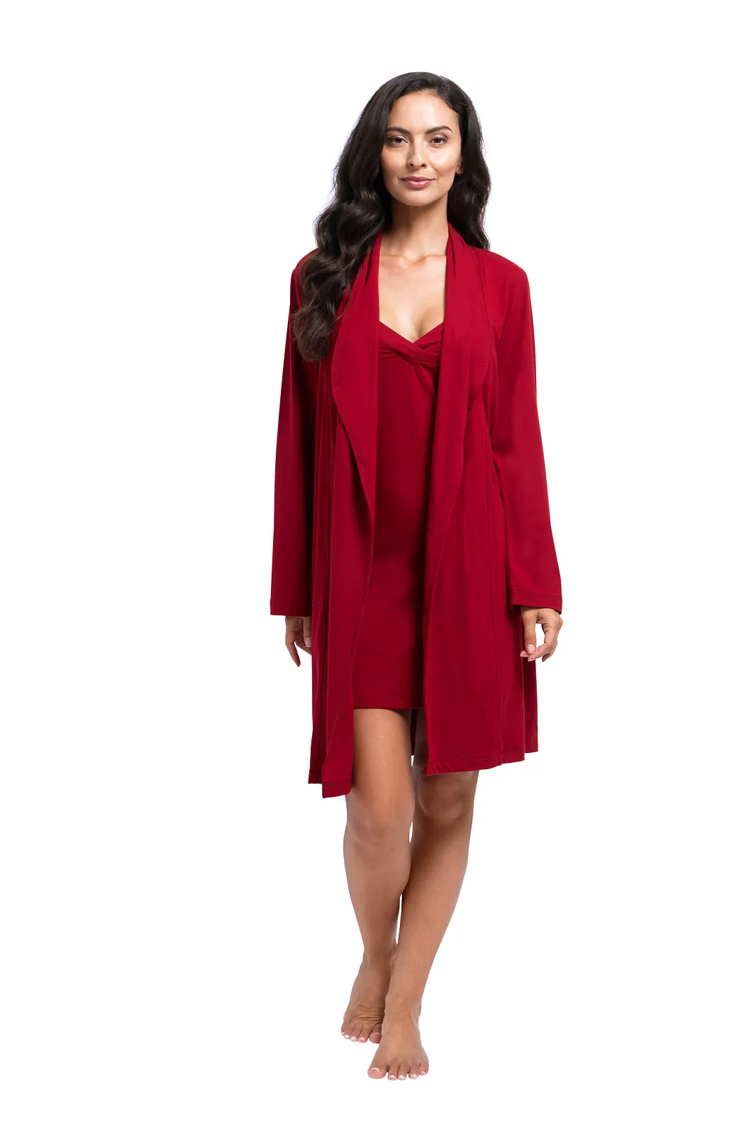 Signature Lightweight Knit Robe and Nighty sold by Swive product image thumbnail 4