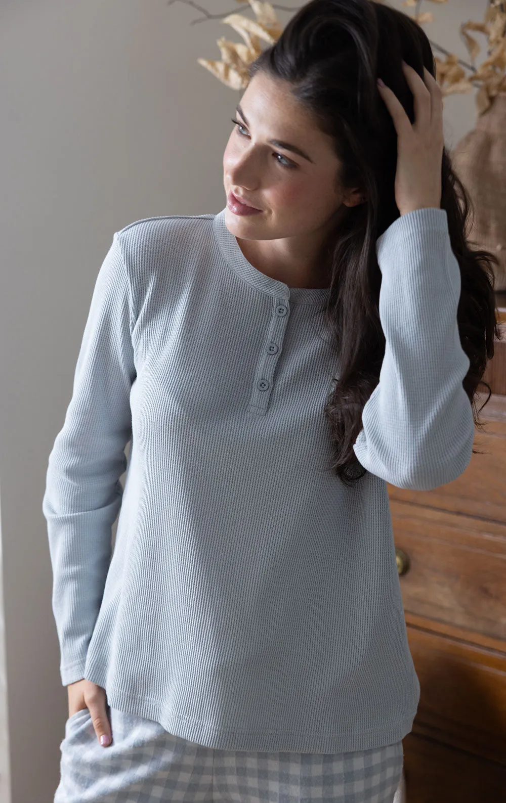 Comfort Knit Long Sleeve Shirt sold by Pajamagram product image thumbnail 3