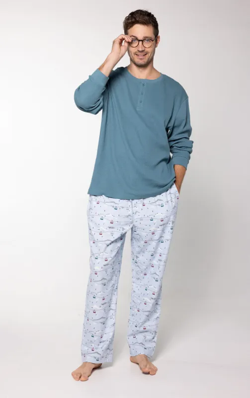 Apres Ski Men’s Flannel Pajamas   sold by Pajamagram