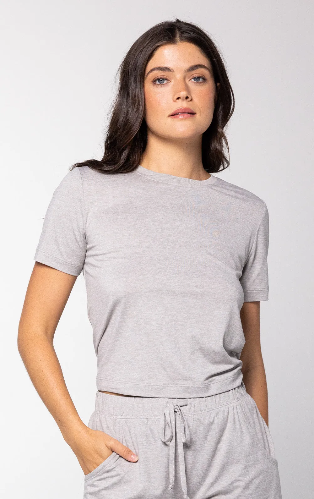 Freedom Knitwear Split Back Tee sold by Pajamagram