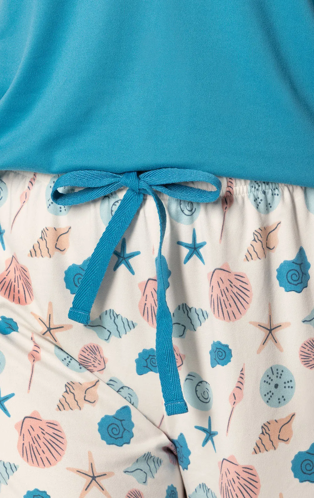 Saltwater Seashells Tank Capri Pajamas sold by Pajamagram product image thumbnail 5