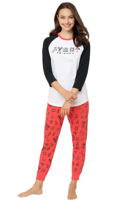 Friends Ragland Sleeve Pajamas - Final Sale sold by Pajamagram