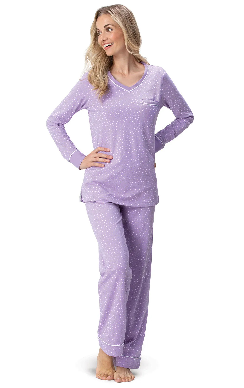 Classic Polka-Dot Pullover Pajamas sold by Pajamagram