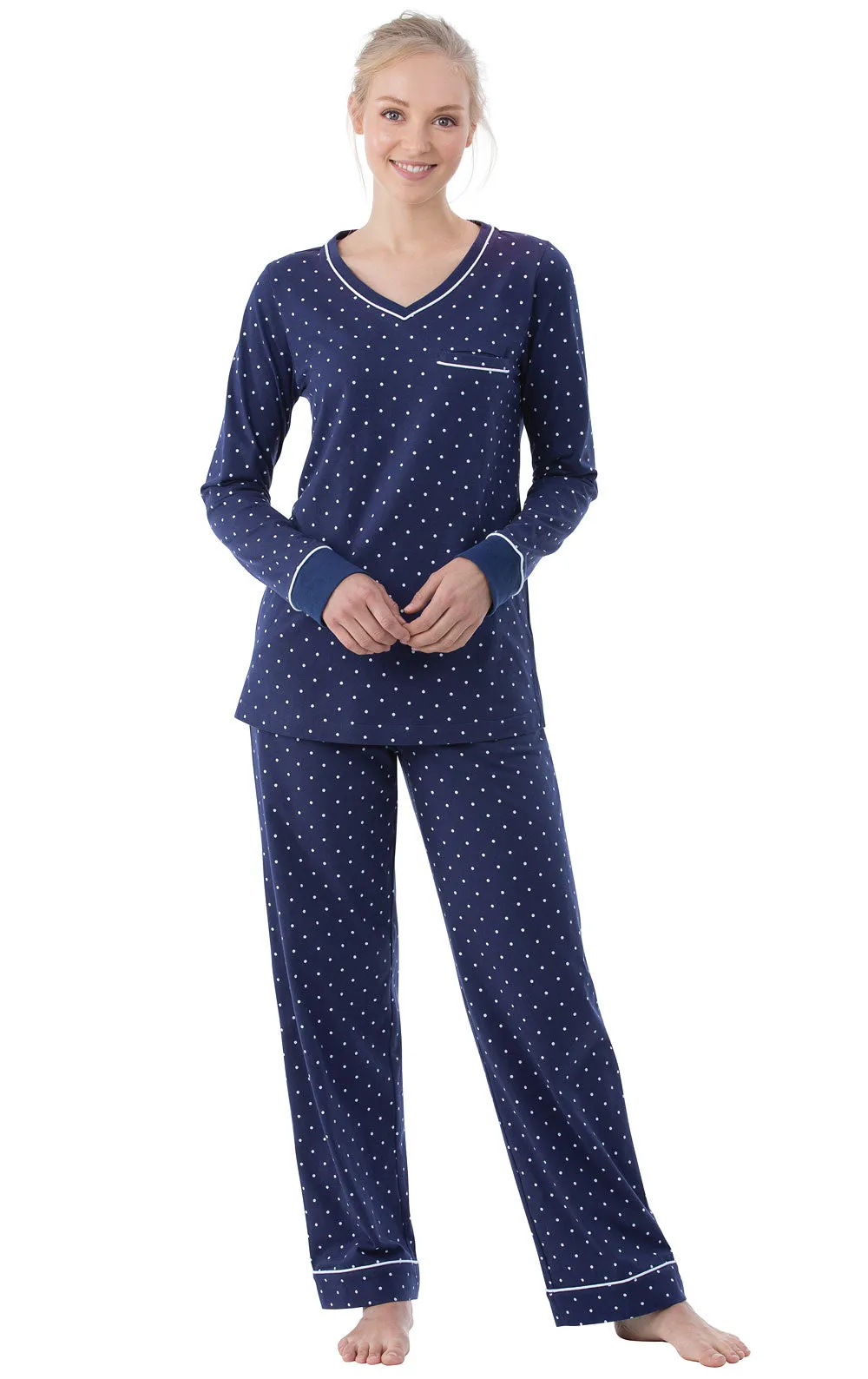 Classic Polka-Dot Pullover Pajamas sold by Pajamagram product image thumbnail 3