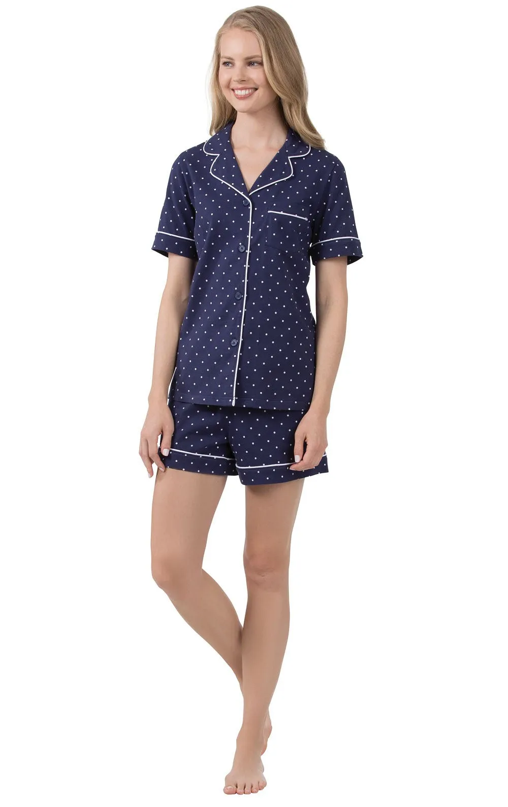 Classic Polka Dot Short Set sold by Pajamagram