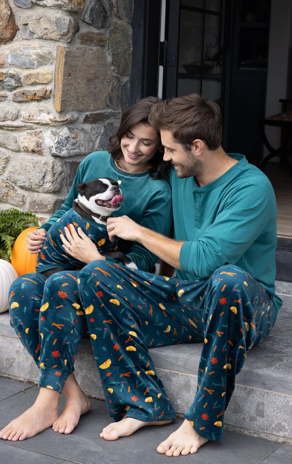 Holiday Garland Matching Pet & Owner Pajamas sold by Pajamagram product image thumbnail 4