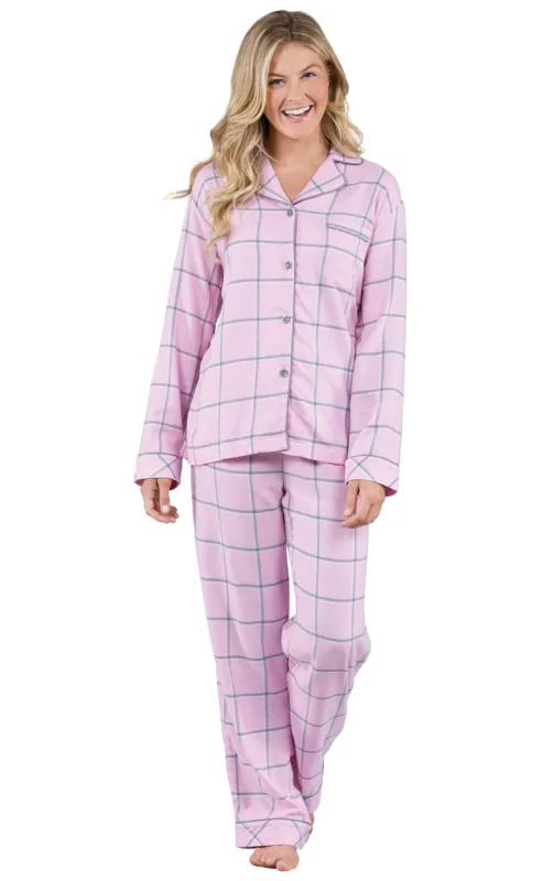 World's Softest Flannel Button-Front Pajamas sold by Pajamagram