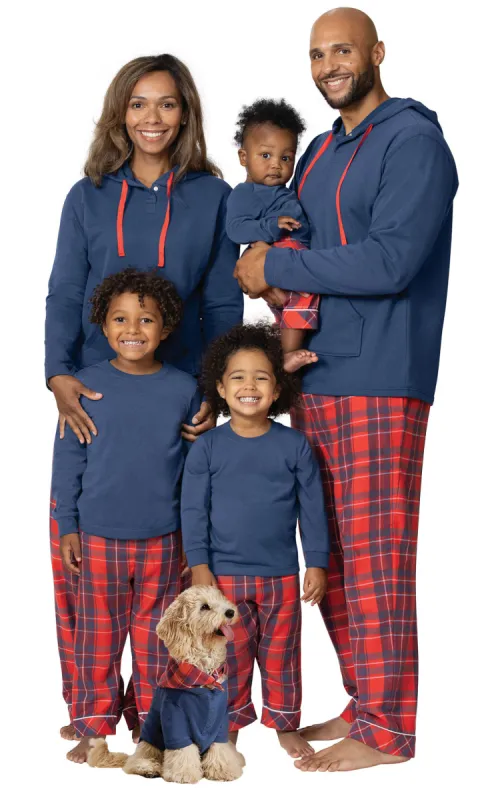 Americana Plaid Matching Family Pajamas sold by Pajamagram
