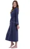 Classic Polka Dots Long Robe - Navy sold by Pajamagram