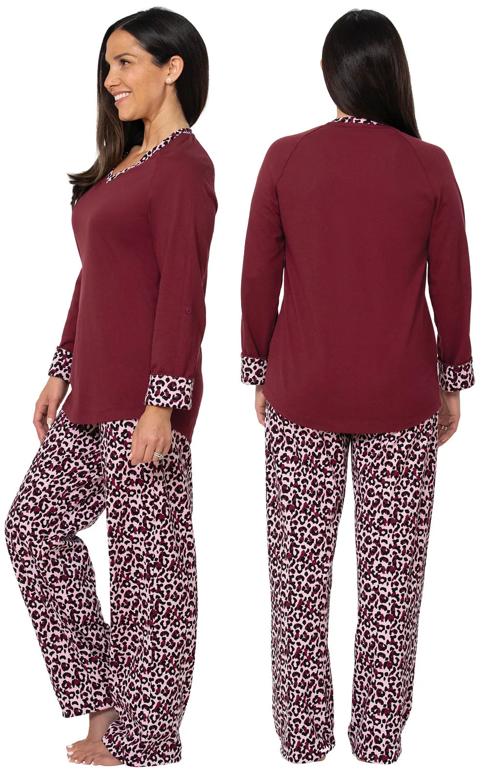Leopard Convertible Sleeve Pajamas sold by Pajamagram product image thumbnail 2