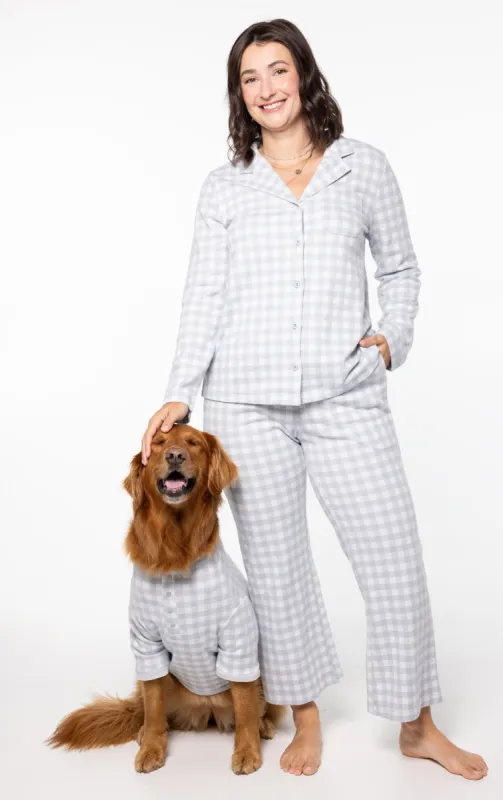 Comfort Knit Button-Front Shirt - Pet and Owner sold by Pajamagram
