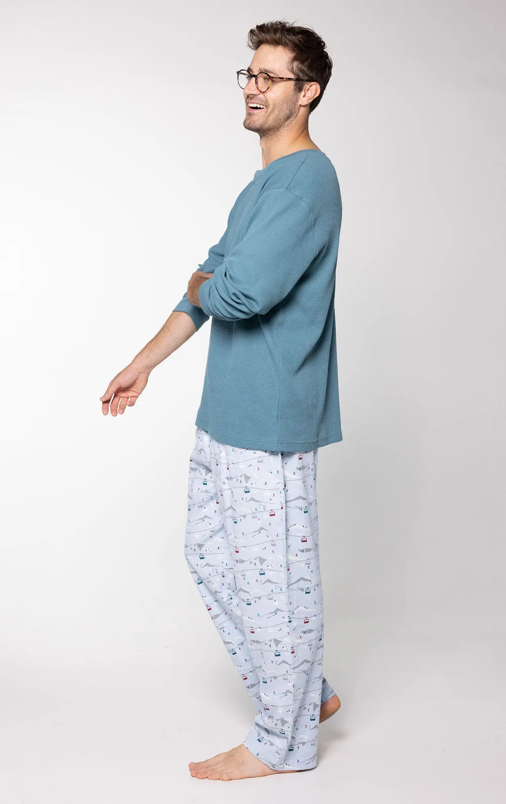 Apres Ski Men’s Flannel Pajamas - Pet and Owner sold by Pajamagram product image thumbnail 4