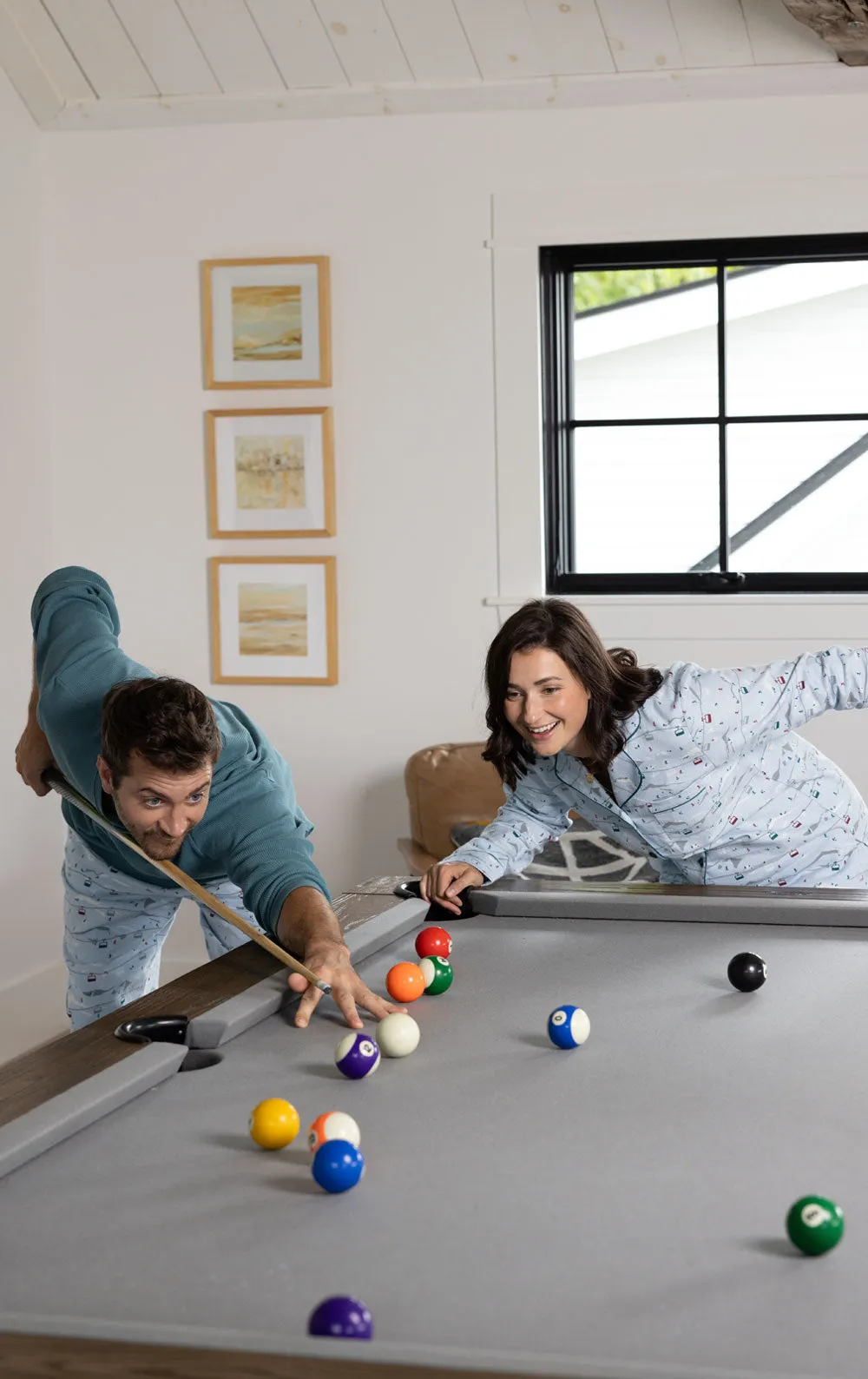 Apres Ski Button-Front Flannel Pajamas - Couples sold by Pajamagram product image thumbnail 3