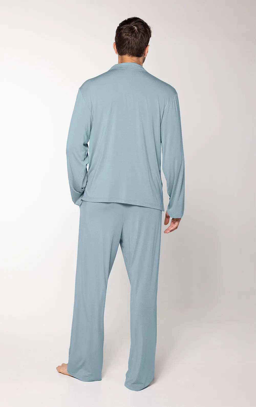 Men's Consciously Cozy Long Sleeve Button Front PJ - Couples #3 sold by Pajamagram product image thumbnail 5