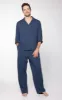 Men's Consciously Cozy Long Sleeve Button Front PJ - Couples #2 sold by Pajamagram
