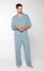 Men's Consciously Cozy Long Sleeve Button Front PJ - Couples #2 sold by Pajamagram