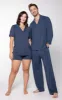 Men's Consciously Cozy Long Sleeve Button Front PJ - Couples #2 sold by Pajamagram