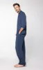 Men's Consciously Cozy Long Sleeve Button Front PJ - Couples #2 sold by Pajamagram