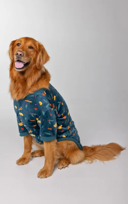 Holiday Garland Pet Pajamas - Pet & Owner sold by Pajamagram