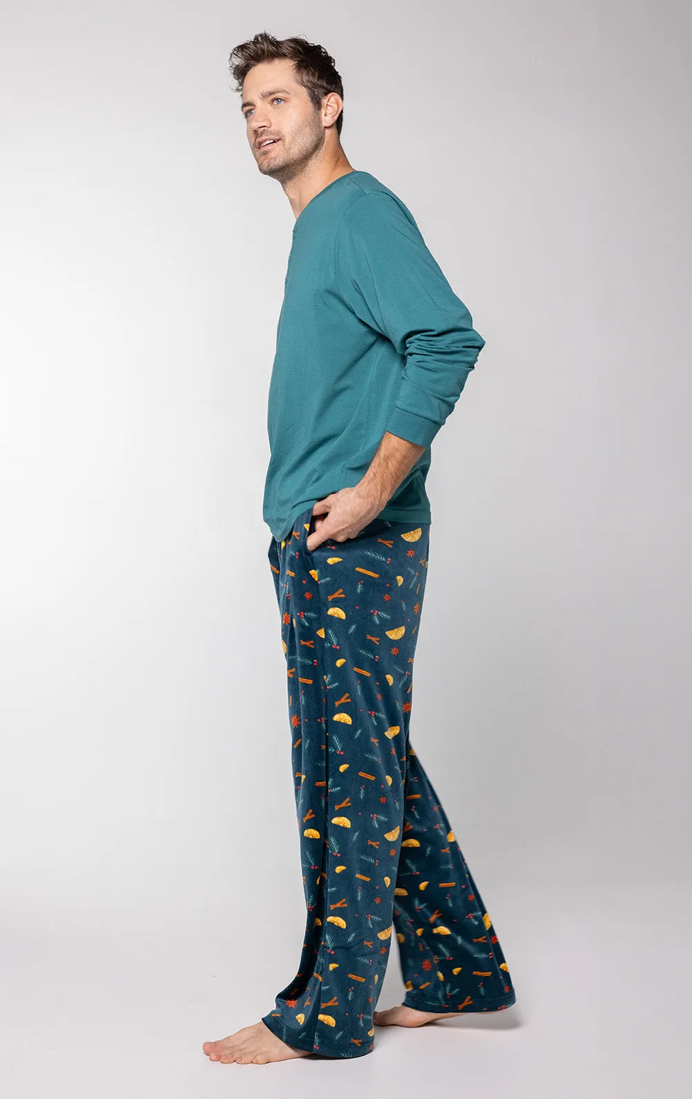 Holiday Garland Men’s Velour Pajamas - Family Set sold by Pajamagram product image thumbnail 5