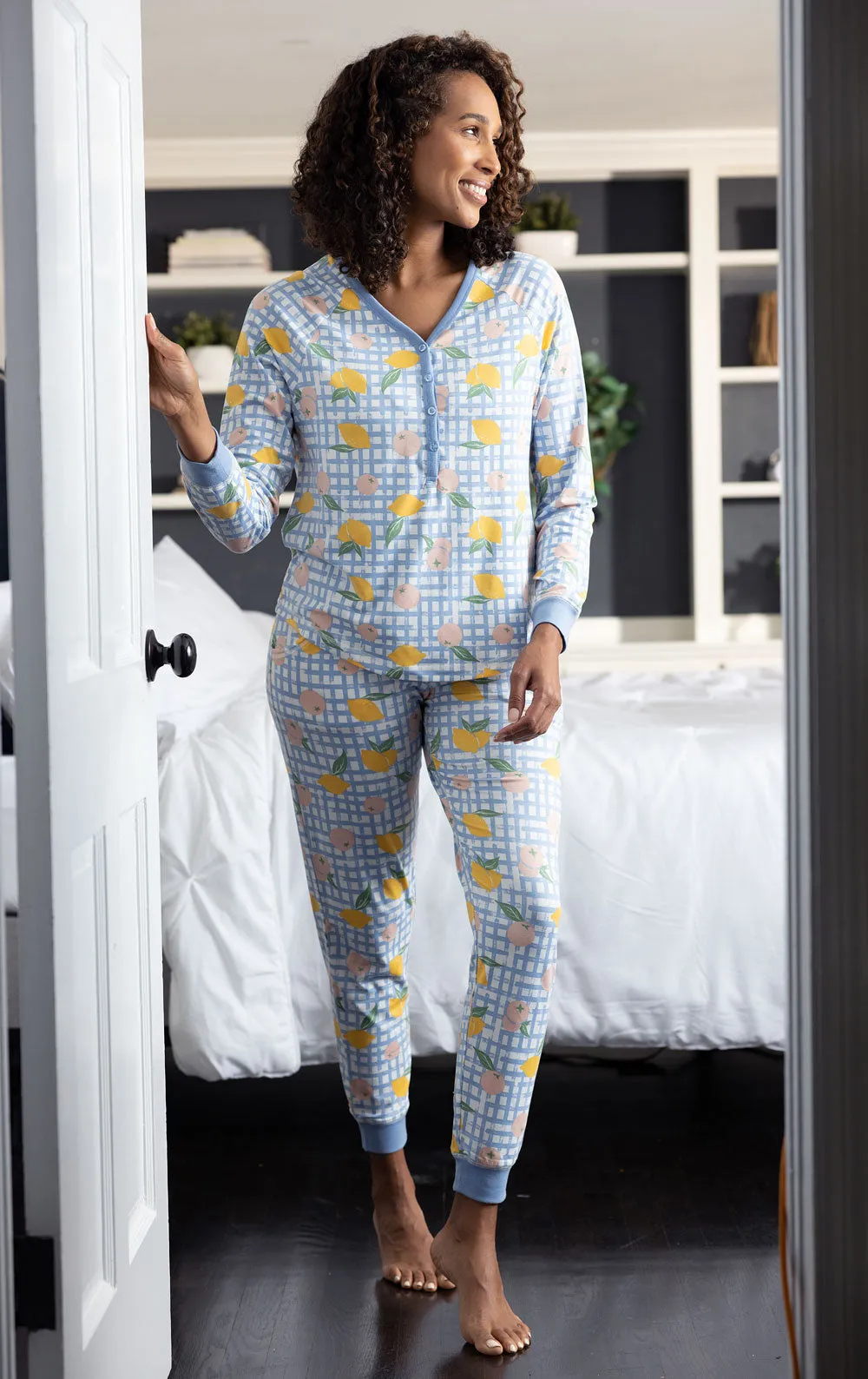 Countryside Gingham Jogger Pajamas - Family Set sold by Pajamagram product image thumbnail 4