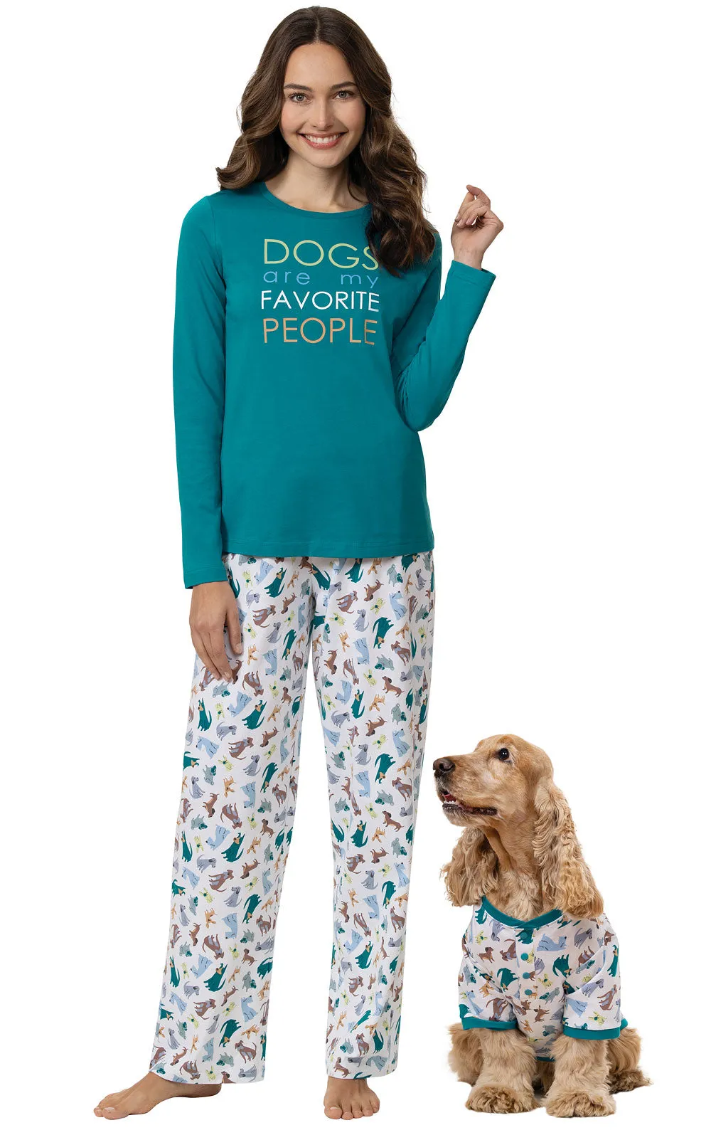Dogs Are My Favorite Matching Pet & Owner Pajamas sold by Pajamagram