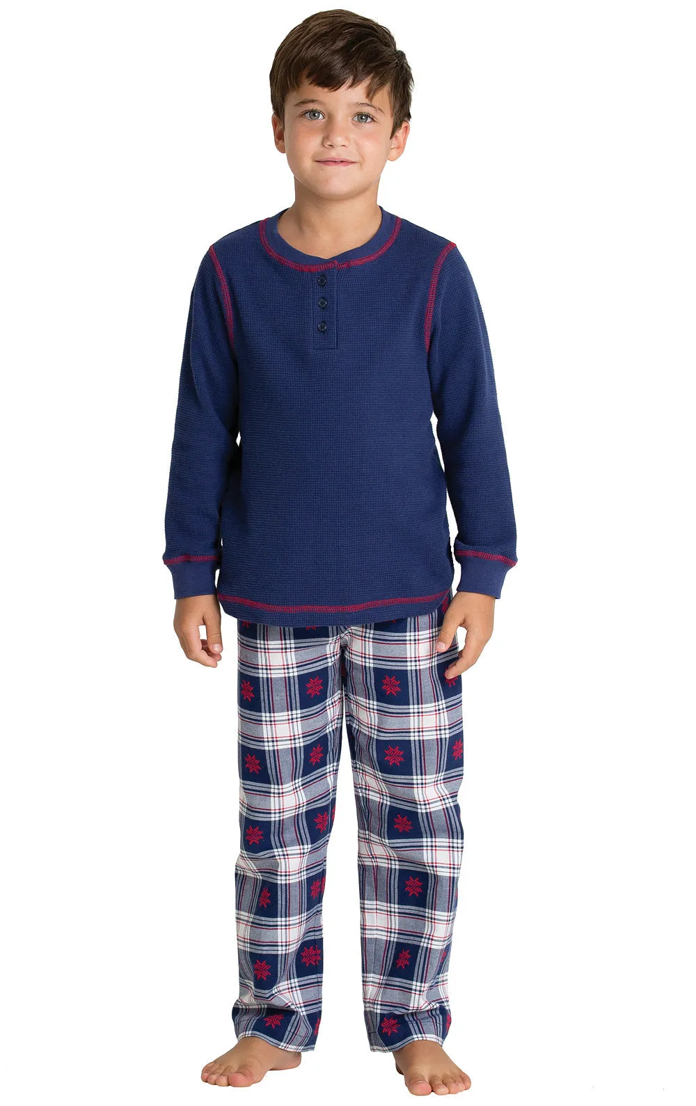 Snowfall Plaid Flannel Matching Family Pajamas sold by Pajamagram product image thumbnail 4