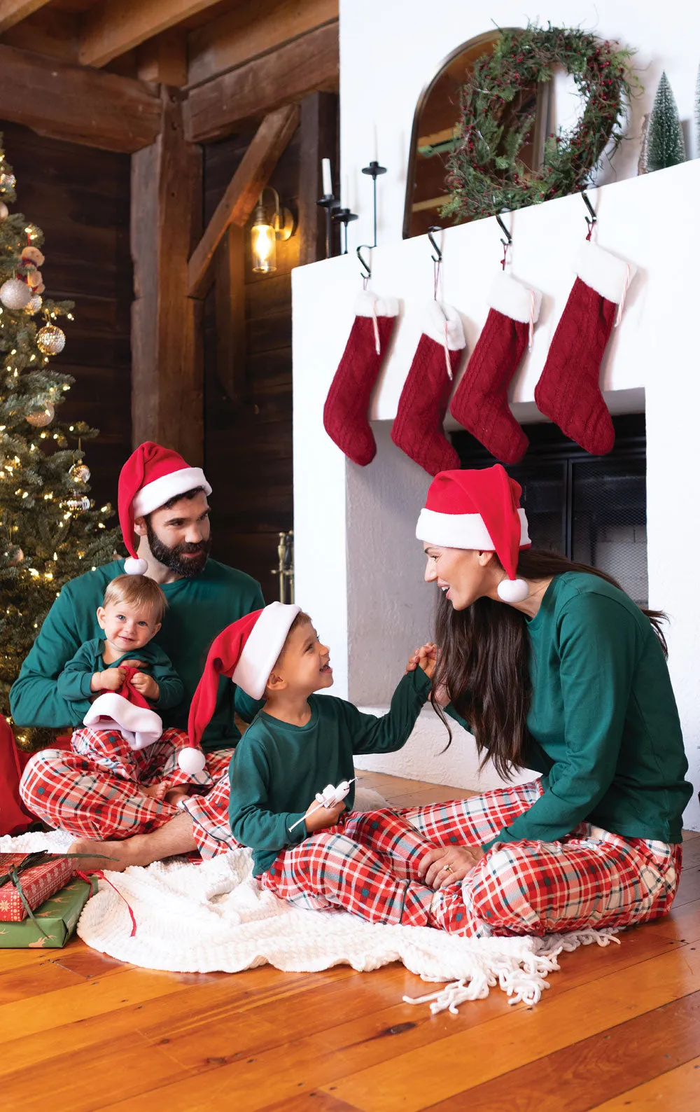 Modern Plaid Matching Family Set - Evergreen sold by Pajamagram product image thumbnail 2