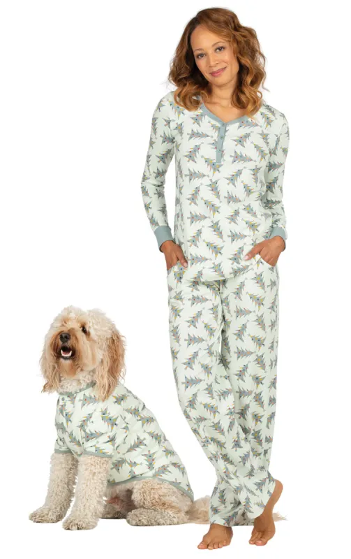 Balsam & Pine Matching Pet and Owner Pajamas sold by Pajamagram