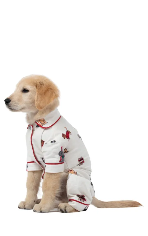 Christmas Dogs Flannel Dog Pajamas - Pet & Owner sold by Pajamagram