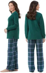 Heritage Plaid Thermal Top Pajamas - Family Set sold by Pajamagram product image thumbnail 2