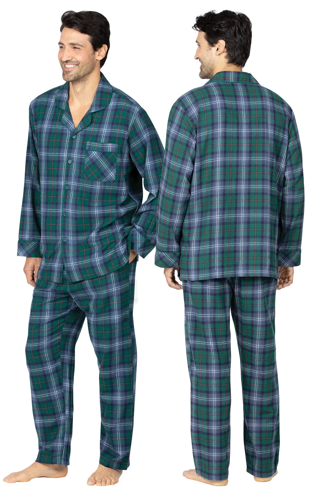 Heritage Plaid Button-Front Men's Pajamas - Pet & Owner sold by Pajamagram product image thumbnail 2