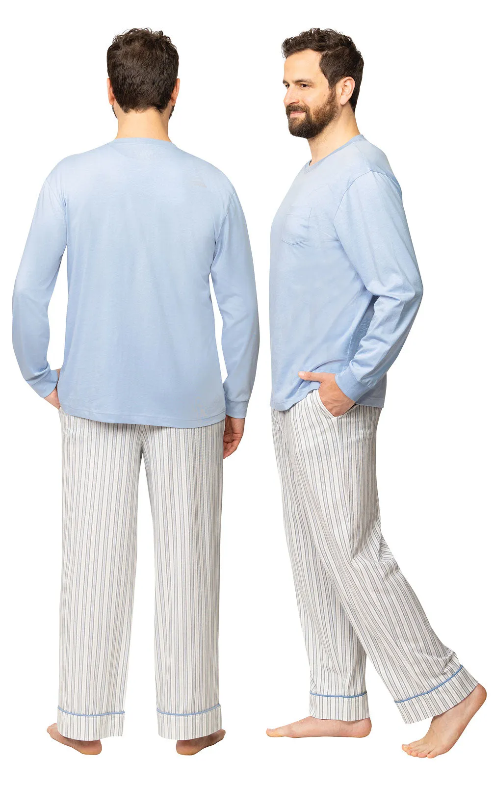 Printed Long Sleeve Pullover Men's Pajamas sold by Pajamagram product image thumbnail 5